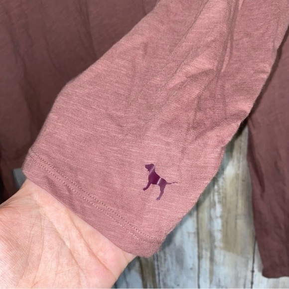 PINK Mauve Long Sleeve Plum Tee - Picture 2 of 4
